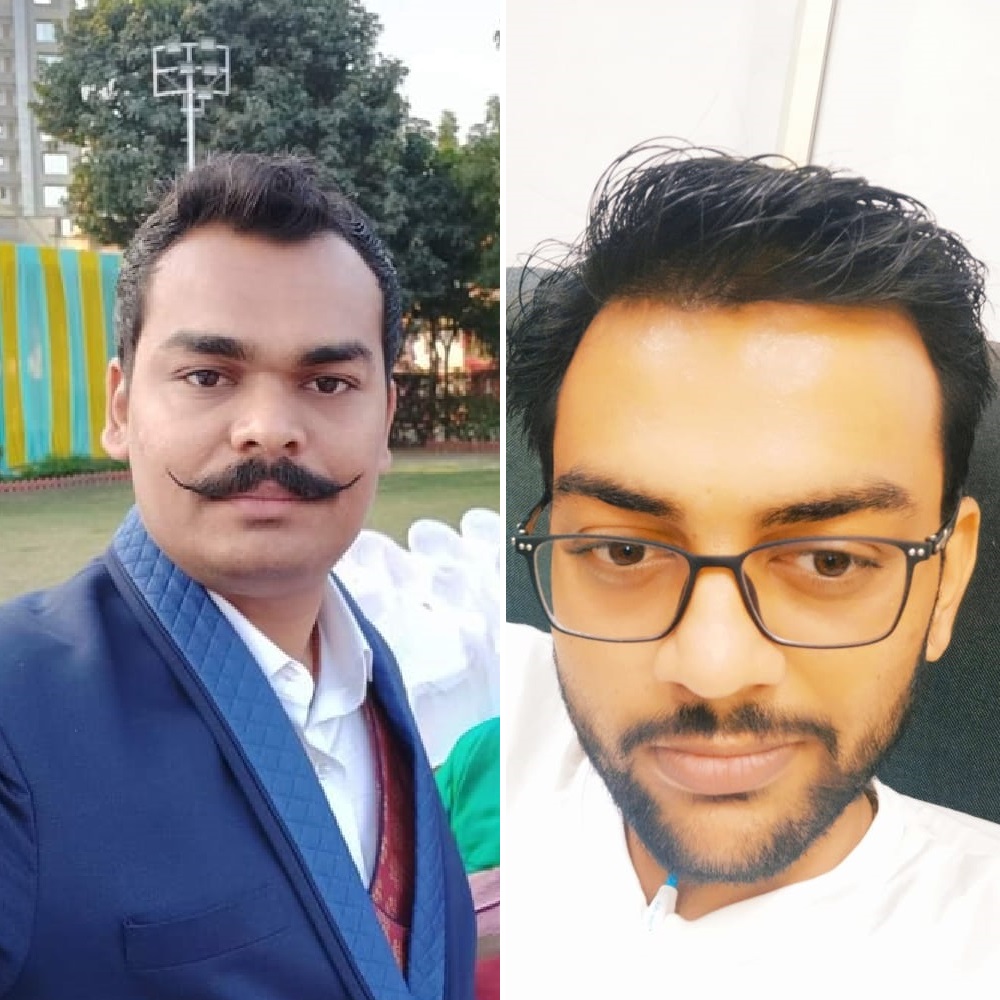 Uddhavkumar Gopani and Rahul Bhimani, co-founders of Takenick Innovation